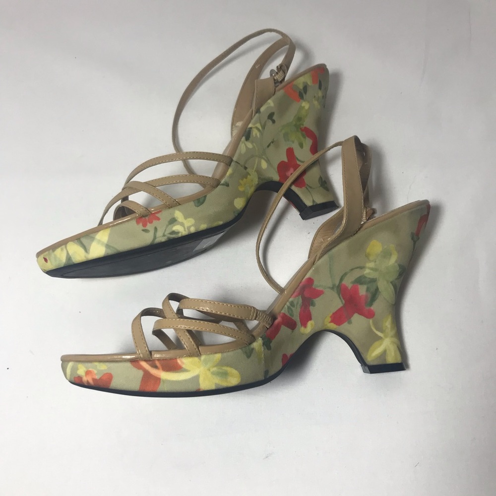 Nine West Floral Heels